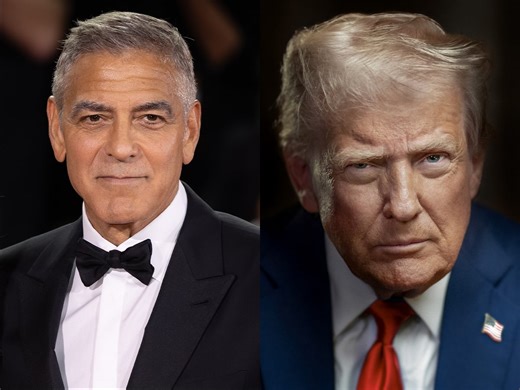 George Clooney says Donald Trump's Iran threat is a "war crime"