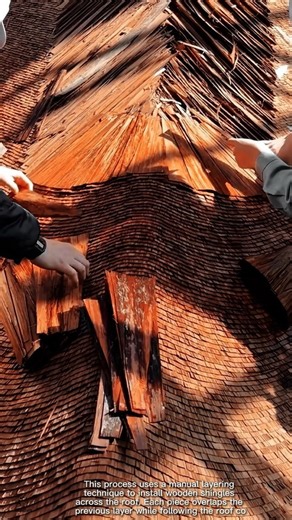 Shingle Roofing Work Tool with Manual Layering Technique #worktool