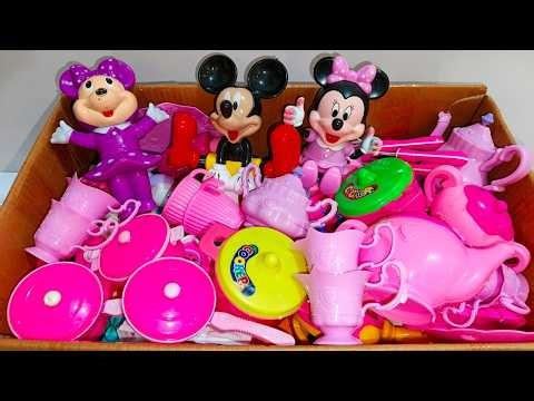 11 Minutes Satisfying with Unboxing Disney Minnie Mouse Kitchen Cooking Playset | Review Toys ASMR