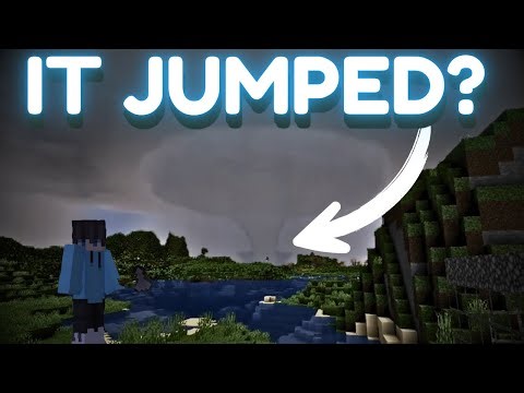 VIOLENT Tornado HITS! Minecraft Tornado Mod (Survival)
