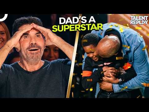 His 8-Year-Old Son Watched Dad Get The GOLDEN BUZZER... And Become A STAR! | Britain's Got Talent