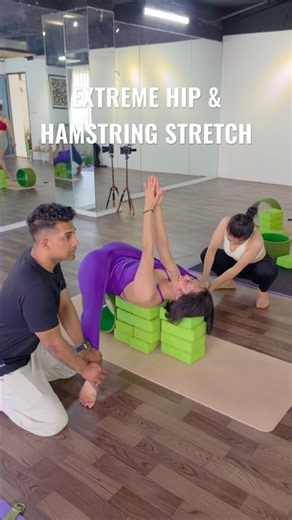 🔥 ADVANCED HIP OPENING & DEEP HAMSTRING STRETCHING WITH YOGA PROPS! 🧘‍♀️