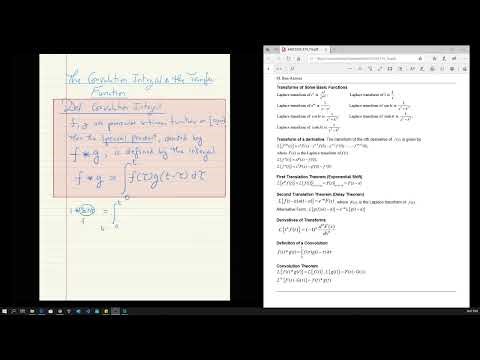 Laplace Transforms | The Convolution Theorem | Moez Academy