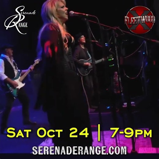 Fleetwood Mac tribute at Serenade Range Saturday October 24 2026
