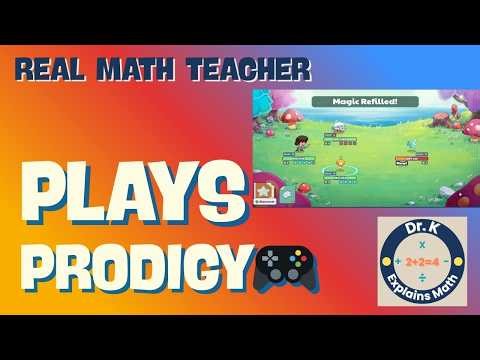 Dr. K Plays Prodigy Math | Solving Problems in Real Time (Episode 1)