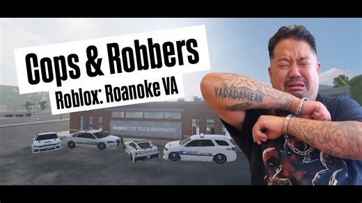 Cops Vs Robbers, Got locked up Roanoke VA, Roblox.