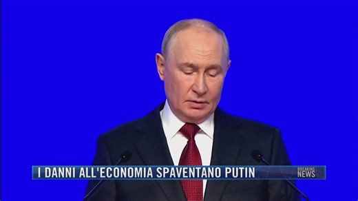 Breaking News delle 21.30 | I danni all'economia spaventano Putin