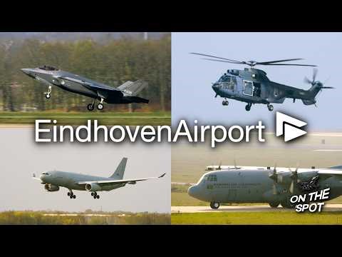 Royal Netherlands Air Force in Action at Eindhoven | F-35, MRTT, C-130H + Stunning Golden Hour (4K)