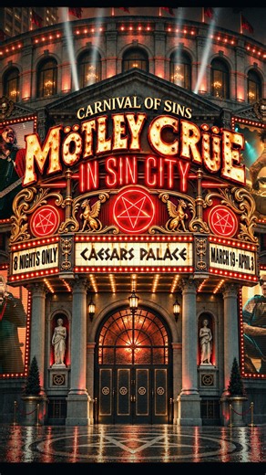 MÖTLEY CRÜE AT THE COLOSSEUM AT CAESARS PALACE