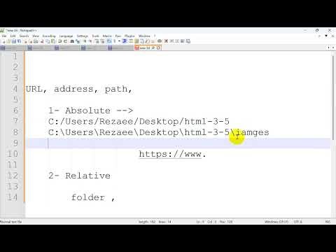 HTML URL (Address) (part 7)