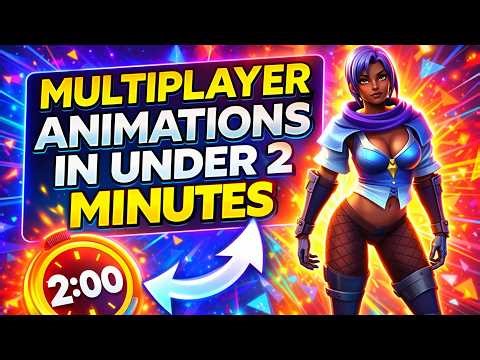 Unreal Engine 5 Multiplayer Animation Montages in 2 Minutes Tutorial
