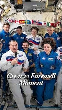 Jessica Meir Hands Over ISS Command to Pyotr Dubrov as Crew-12 Prepares for Earth Return