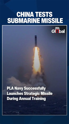 China Tests Strategic Missile From Nuclear Submarine In Pacific During PLA Navy Drill