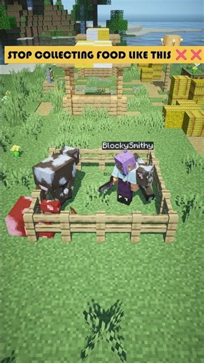 Easy Food Farm !! #minecraft