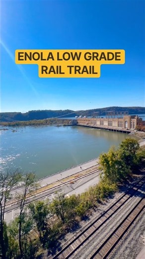 Enola Low Grade Rail Trail! Lancaster County PA! Most Unique Trail! #railtrail #lancaster #biketrip