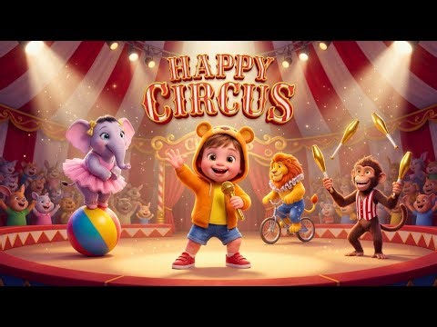Circus Polka + Comedic SFX - If You're Happy and You Know It - CIRCUS SHOW! 🎪🤡
