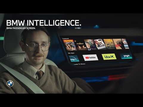 BMW Intelligence I The BMW Passenger Screen in the new BMW 7 Series.