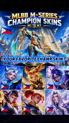 MLBB Champion Skins M1 to M7 🏆 All M-Series Skins