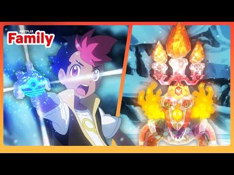 Crocalor Evolves into Skeledirge 🔥 Pokémon Horizons: Season 3 | Netflix Family