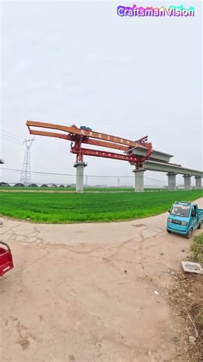 The construction process of high‑speed railway box girders