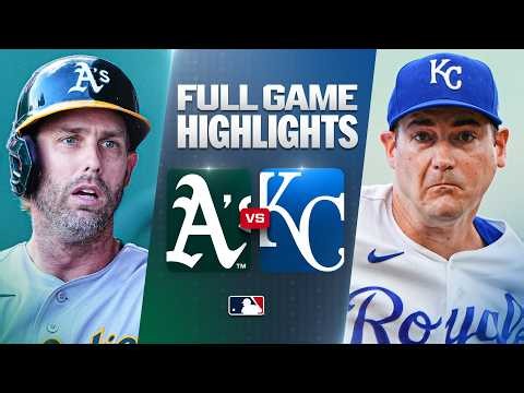 ATHLETICS vs. ROYALS: Official Full Game Highlights (August 19) | 2026 MLB Season