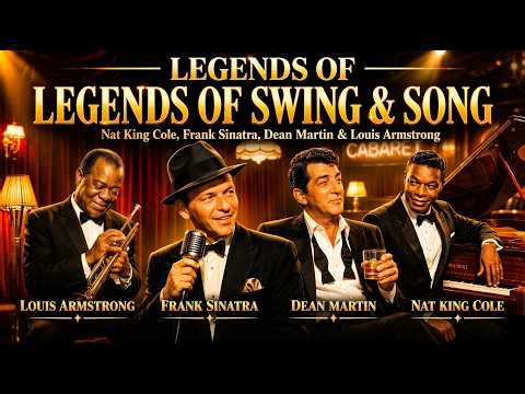 Best of Frank Sinatra, Nat King Cole, Dean Martin & Louis Armstrong 💿 Greatest Crooner Hits of All
