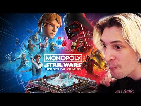 xQc Has Fun Playing STAR WARS MONOPOLY with Jesse & Friends