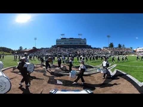 360/VR, 9/26/26, Pregame Drumline, Ohio University, Marching 110, Ohio vs Stonehill