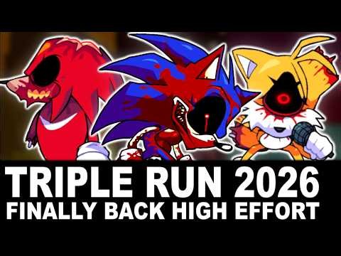 FNF Triple Run IS BACK In 2026 with 2011x and ENDING High Effort | Friday Night Funkin'