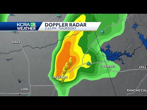 Tracking a severe thunderstorm warning in Sacramento, Placer and El Dorado counties