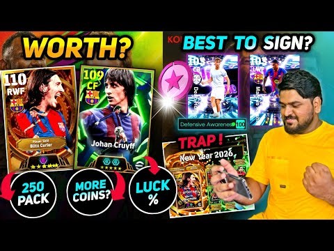 110 Ankara Messi+109Cruyff Pack-Worth Or Trap?|Probability,Chance%-Full Analysis|Best Player To Sign