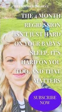 The 4 month regression isn't just hard on your baby's sleep, it's hard on you too, and that matters