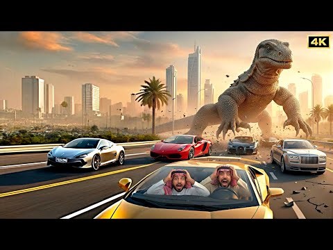 Monster Attack: 18-Meter Lizard in Riyadh