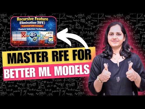 Recursive Feature Elimination (RFE) Explained with Example | Feature Selection Technique