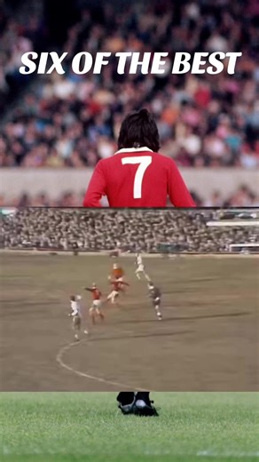 George Best scoring six goals against Northampton Town in a FA CUP game on February the 7th 1970#manchesterunited #leedsunited #leedsutd #georgebest #footballlegends