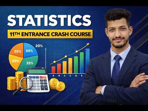 STATISTICS L 01 | AMU 11th Entrance 2026 Maths | 40 Days Crash Course | STBG Academy