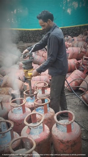 Why Gas Cylinders Are Destroyed | #shorts
