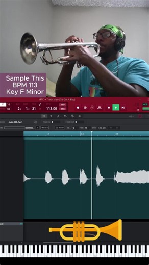 Sample This 🔥🎺 #trumpet #trumpetplayer #samplepack #piano #hornsamples