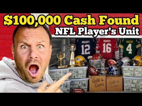 $100,000 CASH FOUND In NFL PLAYER'S STORAGE UNIT 