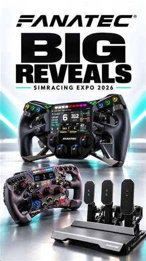 Fanatec’s Big Reveals - SimRacing Expo 2026 #shorts