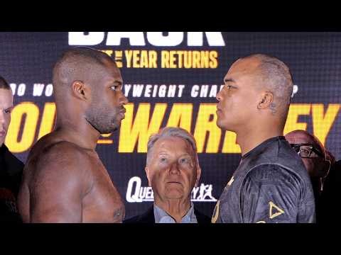 Daniel Dubois vs. Fabio Wardley 2 • FULL WEIGH IN & FACE OFF | DAZN Boxing
