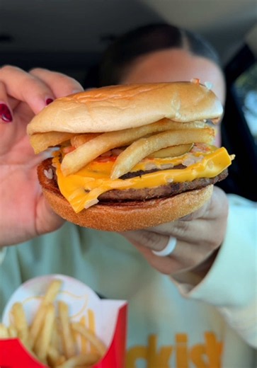 70k Celebration Lunch at McDonald’s — Cheeseburger Mukbang with Iris Eats