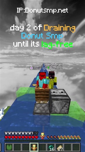 Day 2 of draining Donut SMP until its lag-free | #donutsmp #teamdrain ip:donutsmp.net