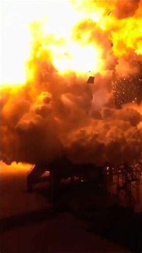 SpaceX Ship 36 Explodes During Testing… 💥#youtubeshorts