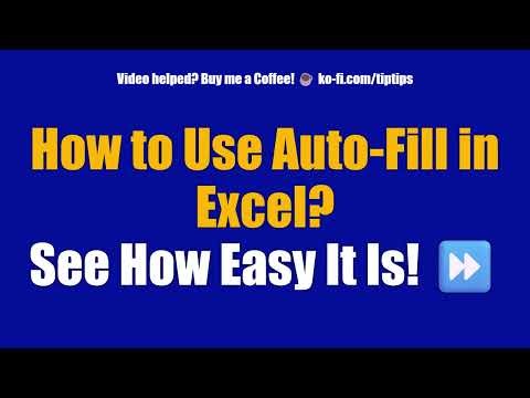 How to Use Auto-Fill in Excel? See How Easy It Is! ⏩