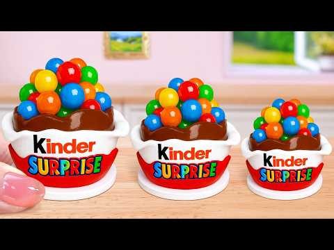 🍫 Amazing Kinder Jelly Cake 🍓 Satisfying Fruit Decorating | Sweet Baking