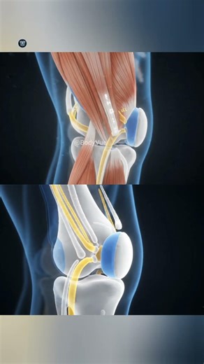 The Mechanics of Motion: 3D Knee Joint Anatomy & Ligaments #anatomy #shortvideo