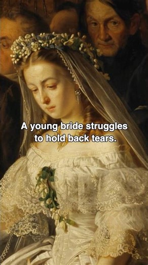 A young girl forced into marriage 💍💔 #arthistory #artanalysis #artshorts