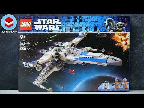 LEGO Star Wars 75460 New Republic X-wing Starfighter - LEGO Speed Build Review