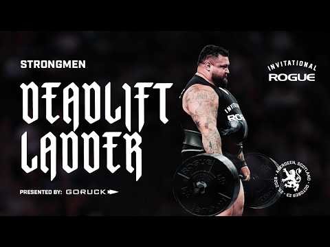 Full Live Stream - Deadlift Ladder - Event 1 - Strongman | 2026 Rogue Invitational